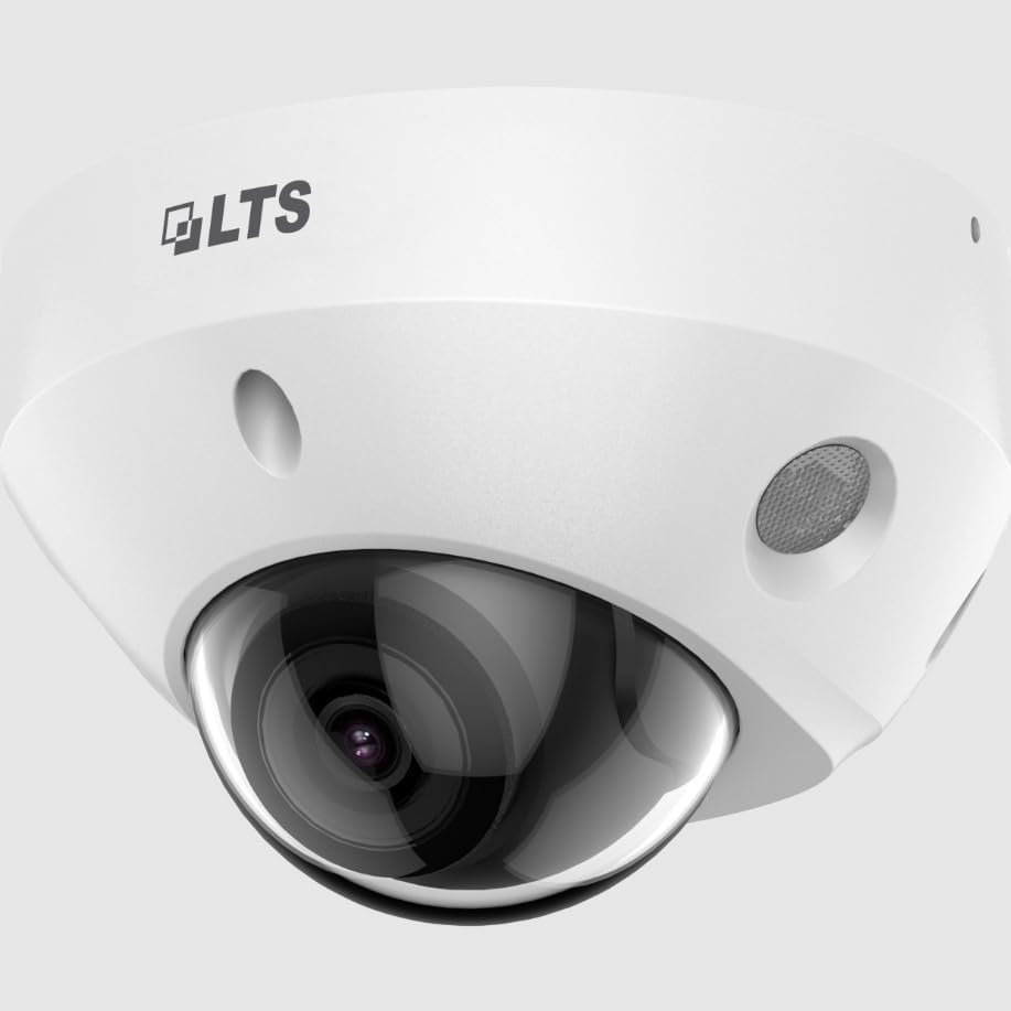 CMIP1C42W-28MDA  Platinum 4MP Mini Dome IP Camera with 2.8mm Lens, 24/7 Full-Color Imaging, 130dB True WDR, Human and Vehicle Detection (MD 2.0), Built-in Microphone