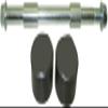 15mm X 245mm Drilled Front Wheel Axle Crash Bobbins Pit Fit for Mini Super Motard view 2