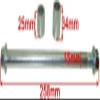 15mm X 245mm Drilled Front Wheel Axle Crash Bobbins Pit Fit for Mini Super Motard view 4