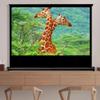 GXYNMC Portable Projector Movies Screens, Small Desktop Manual Retractable 4K HD Projector Screen, for Indoor or Outdoor, School, Home, Office(30in/4:3) view 2