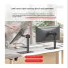 19-27-32-inch LCD Screen Monitor Desktop Heightening Bracket Universal Rotating up and Down Lifting Base(Black) view 4