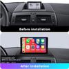 Double Din Car Stereo Radio Compatible for X3 E83 2004-12 with CarPlay Android Auto, 9" Touch Screen Car Radio Audio Receiver with Bluetooth,Back-up Camera& Steering Wheel Control,GPS,WiFi view 2