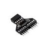 10pcs/lot Motherboard 9 Pin USB 2.0 Female Header to Dual 9-Pin Male Motherboard Extension HUB Connector Card view 1