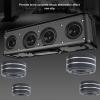 4pcs Aluminium Alloy Speaker Shock Absorbing Machine Feet with Rubber Rings, Anti Slip Audio Equipment Isolation Feet for Amplifiers, Speakers and CD Machines, Improving Sound view 2