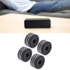 4pcs Aluminium Alloy Speaker Shock Absorbing Machine Feet with Rubber Rings, Anti Slip Audio Equipment Isolation Feet for Amplifiers, Speakers and CD Machines, Improving Sound view 3