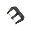 18 20 22 24 26mm Watch Band Buckle 4 Colors Fashion Brushed Metal Watchbands Stainless Steel Strap Clasp Accessories Compatible with Samsung Watch Buckle (26mm Polished Black) view 1