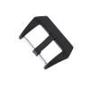 18 20 22 24 26mm Watch Band Buckle 4 Colors Fashion Brushed Metal Watchbands Stainless Steel Strap Clasp Accessories Compatible with Samsung Watch Buckle (20mm Matte Black) view 1