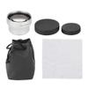 37MM 2X Aluminium Alloy Magnification Converter Lens, Compatible with 37MM Diameter Camera Lenses, High Definition Super Telephoto for Detailed Distant Landscape Observation, with view 1