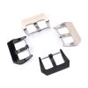 18 20 22 24 26mm Watch Band Buckle 4 Colors Fashion Brushed Metal Watchbands Stainless Steel Strap Clasp Accessories Compatible with Samsung Watch Buckle (26mm Matte Silver) view 4