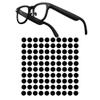 Harlafou 100pcs LED Light Blocking Stickers for Ray-Ban Meta Wayfarer/Skyler/Headliner Accessories and RayNeo V3, Blackout Stickers Light Dimming Sticker for Smart Glasses (for RayNeo V3) view 1