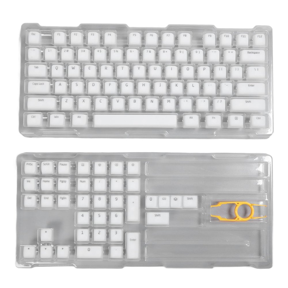113 Keys PBT Keycaps Set, DIY Mechanical Keyboard Accessory, Original Height, Mute Design, Compatible with Most 61 108 Keys Keyboards, Premium Silicone and PBT Material (-2612230431712)