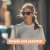 100pcs LED Light Blocking Stickers for Ray-Ban Meta Wayfarer/Skyler/Headliner Accessories and RayNeo V3, Blackout Stickers Light Dimming Sticker for Smart Glasses (for Ray-Ban Meta) view 3