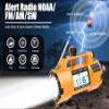 Hand Crank Emergency Radio with NOAA Weather Alert, SW/AM/FM Radio view 3