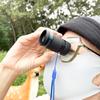 Close-up Monocular for Low Vision, Short Distance Viewing with Wide Field of View, Mini-Size Magnifier (4x12mm-Blue Style) view 3