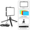 HIONJIN 8 inch Photography Dimmable Flat-Panel Fill Lamp 3300-5600K LED Video Light for Live Streaming Photo Studio Light Panel(E) view 2