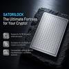 SATORILOCK MEGA TABLET Crypto Seed Storage Large Double-Sided Stainless Steel Seed Phrase Backup Plate, 48 Word Capacity (242), Mirror Finish Metal Wallet, BIP39 Compatible view 2