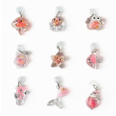 Jmckeweii 9 Pack Noctilucent Dust Plug Charm, Dust Plug Charm for Kindle, Type-C Dust Plug Charms for E-Reader, USB-C Port Protector Accessories