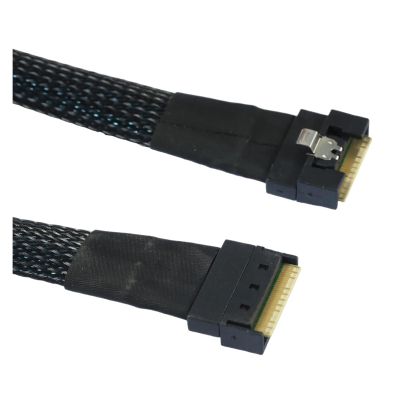 0.8M PCI-E Ultraport Slimline S*A*S Slim 4.0 SFF-8654 8i 74pin to SFF-8654 8i Cable PCI-Express