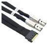 0.5M All Inclusive an ti Oblique Insertion SFF-8654 8i 74Pin PCI-E Slimline 4.0 to 2X HD SFF-8644 4i Server Switch Cable view 1
