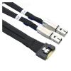 0.5M All Inclusive an ti Oblique Insertion SFF-8654 8i 74Pin PCI-E Slimline 4.0 to 2X HD SFF-8644 4i Server Switch Cable view 2