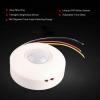 Yunir Infrared PIR Motion Sensor, Intelligent Brightness Control, Adjustable Time Delay, Wide Applications, with Temperature Compensation, for Automatic Control Functions view 2