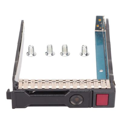 2.5in SAS HDD Tray Caddy for HP Servers, High Stability Hard Drive Adapter Bracket, Easy Installation with 4 Screws, Keeps Data Safe, Durable ABS Metal Material