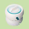Relio Cable Organizer, Cord Winding System, White with Turquoise Accent, Compact Travel Size (Up to 4 Ft Cable) view 4