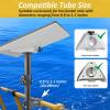 Starlink Mini RV Ladder Mount with Telescoping Pole Clamp - Adjustable for RV, Roof Rack, Railing, Yacht, Camper (Fits 0.8-1.1" Dia) view 2