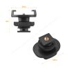 ciciglow Cold Shoe Mount Adapter, Practical Camera Accessory with 1/4 Inch Screw Hole for DSLR and Sports Cameras Like 10 9 8 7 (6PCS) view 2