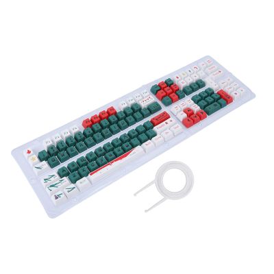 123 Keys OEM Height PBT Keycaps, Ergonomic Design, Dye Sublimation Process, Themed Keyboard Decoration, Wear Resistance, for Most Mechanical Keyboards