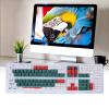 123 Keys OEM Height PBT Keycaps, Ergonomic Design, Dye Sublimation Process, Themed Keyboard Decoration, Wear Resistance, for Most Mechanical Keyboards view 3