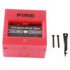 Glass Break Alarm Button | Fireproof PVC Manual Reset | Emergency Exit Door Switch for Protection / Escape Door Systems | Red with FIRE Label view 1