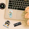 (4 Pcs) Nurse Stickers Pack Medical Assistant, CNA, RN Stickers for Laptop, Water Bottle, Graduation Cap, Car, Bumper Healthcare, Nursing & Stethoscope Sticker for Nurses, Students, Size 3 Inch view 3