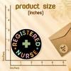 (4 Pcs) Nurse Stickers Pack Medical Assistant, CNA, RN Stickers for Laptop, Water Bottle, Graduation Cap, Car, Bumper Healthcare, Nursing & Stethoscope Sticker for Nurses, Students, Size 3 Inch view 4