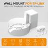 Bangcheer Wall Mount for Deco X10 X15 X20 X50 X55 X60 WiFi 6 Router Bracket with Silicone Cable Organizer Sturdy Space Saving Mesh System Holder,White,3Pack view 2