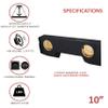 10" Dual Sealed TW3 sub Box, fits 19-24 ram 1500 Crew-cab Speaker Box sub Box car Audio Custom car Speaker Box view 2