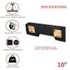 10" Dual Sealed Solo baric sub Box, fits 19-24 ram 1500 Crew-cab Speaker Box sub Box car Audio Custom car Speaker Box view 2