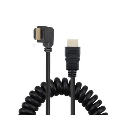 1.4 HDMI to M1ni HDMI SLR Camera M>oni>tor Telescopic High Definition Copper Core Spring Wire(A-A-LE)