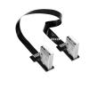 0.05M-1M Head USB Data Cable, Flat and Ultra-Thin Detachable Connection Cable, Set-top Box, Car Data Cable(50CM,AMLE-AMLE) view 1