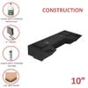 10" Dual Ported Solo baric sub Box, fits 19-24 ram 1500 Crew-cab Speaker Box sub Box car Audio Custom car Speaker Box view 4