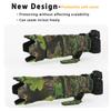 CHASING BIRDS Camouflage Waterproof Lens Coat for Nikon Z 100-400mm f/4.5-5.6 VR S Rainproof Lens Protective Cover Version IV (Brown Grid, with 2.0X TC) view 2