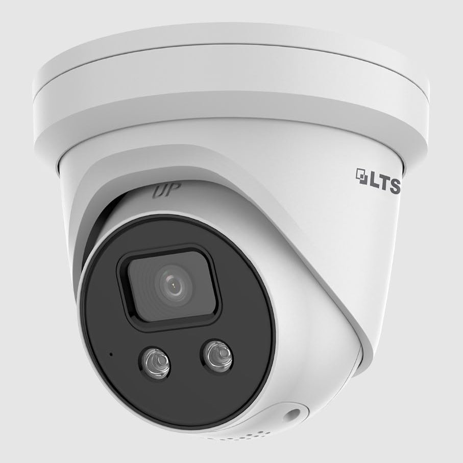 CMIP3D82W-28SDA-SL 8MP 4K Dome IP Camera with 2.8mm Lens, 120dB True WDR, Built-in Microphone, Active Deterrence, IK10 Vandal & IP67 Weather Resistant, DC 12V/PoE
