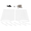 3.5 Inch DIY Hard Disk Drive Rack, Transparent Acrylic Hard Drive Bracket, Supports 10 HDDs and 3 Fans, Easy to Assemble and Disassemble, Complete Mounting Screw Pack Included view 1