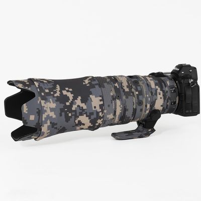 CHASING BIRDS Lens Camouflage Waterproof Coat for Nikon Z 100-400mm f/4.5-5.6 VR S Rainproof Lens Protective Cover Version IV (Digital Camouflage, with 2.0X TC)