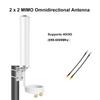 4G LTE 5G Wide Band SMA/TS9 Connector MIMO Antenna for Netgear Nighthawk M5 M6 M6 Pro M7 Pro Boosts Performance of 4G/5G Verizon AT&T T-Mobile Gateway Modem Routers Hotspot RV Home Internet, Slinkdsco view 2