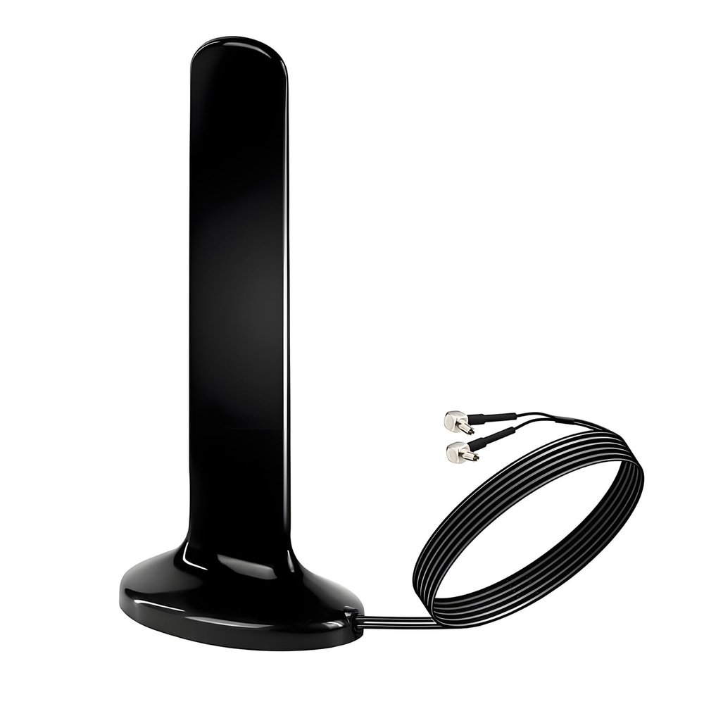 4G LTE 5G Dual TS9 Magnetic Base Antenna for Netgear Nighthawk M7 Pro MR6110 MR6150 MR6500 M6 Pro M5 MR5100 MR5200 M1 MR1100 LB1120 Verizon Hotspots Router, Boosts Home RV Internet, Slinkdsco