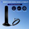 4G LTE 5G Dual TS9 Magnetic Base Antenna for Netgear Nighthawk M7 Pro MR6110 MR6150 MR6500 M6 Pro M5 MR5100 MR5200 M1 MR1100 LB1120 Verizon Hotspots Router, Boosts Home RV Internet, Slinkdsco view 3