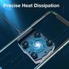 HCUCTOS Mobile Phone Radiator Mobile Phone Radiator Fast Cooling Phone Cooler with Suction Cup Hurricane Cooling Design Small and Unstoppable Suitable for Most Phones Tablets view 3