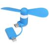 RITPHI 6 Pack Mini Cell Phone Fan 2-in-1 Fan Compatible for iPhone, iPad, Android Smartphone,Tablet - Colorful and Powerful- Cell Phone Summer Accessories view 2