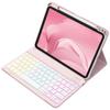 Akkerds for iPad A16 Case with Keyboard - 7 Colors Backlit Keyboard for iPad 10th Generation/iPad Air 11 Inch - Wireless Folio Cover for iPad Air 10.9 Inch/iPad Pro 11 Inch 2022/2021/2020 (Pink) view 1
